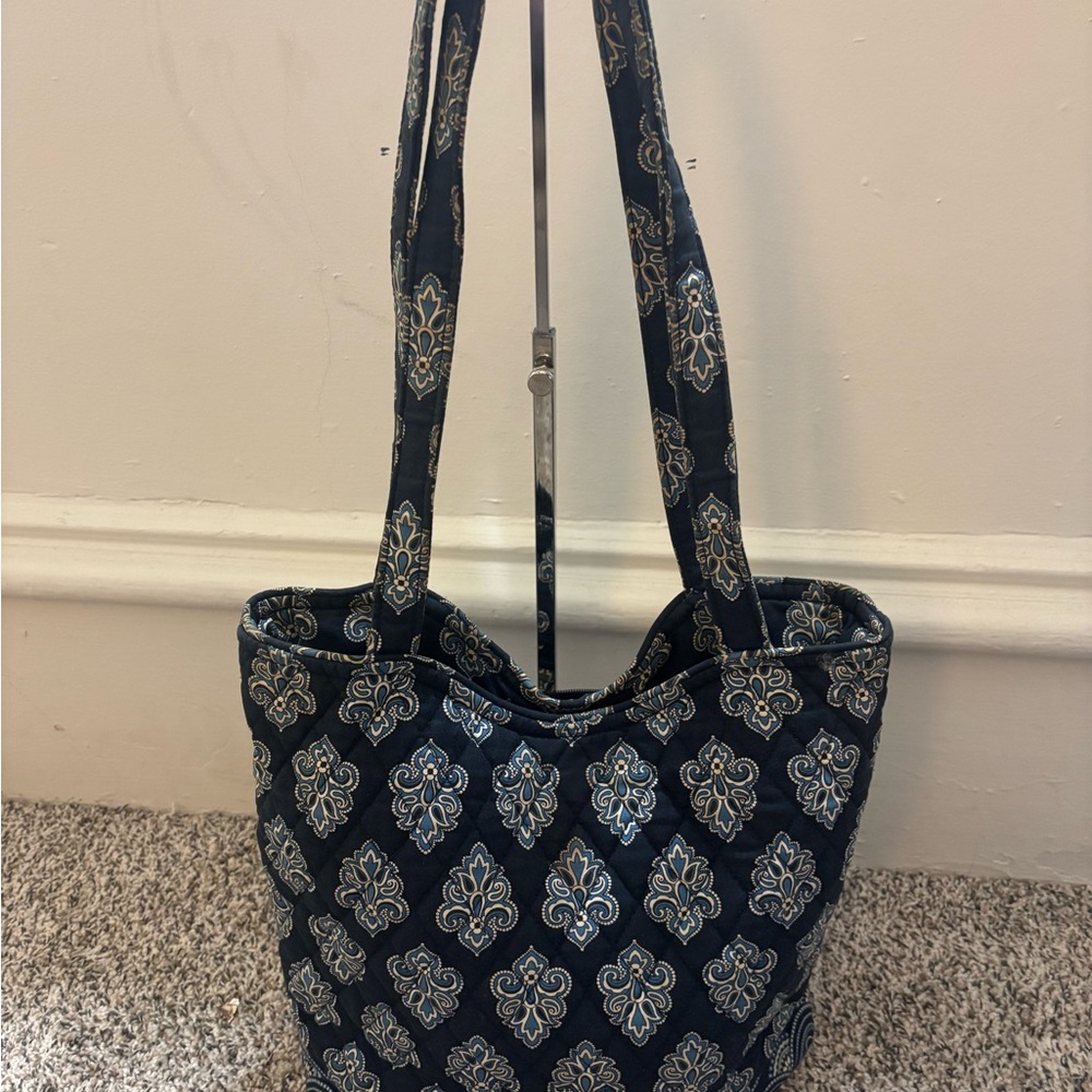 Vera Bradley Blue Calypso Double Handle Shoulder Bag